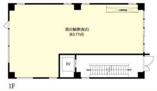 百人町BSビル 1階 間取り図