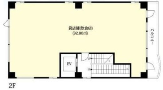 百人町BSビル 2階 間取り図