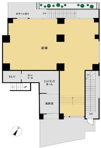 ダイユウビル西麻布 1階 間取り図