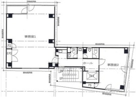 錦町スクウェアビル 5階1 間取り図