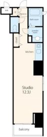 VORT銀座residence 801 間取り図