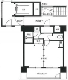 新宿アイランドアネックス 602 間取り図