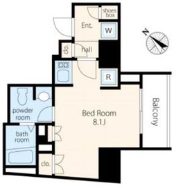 VORT渋谷松濤residence 404 間取り図