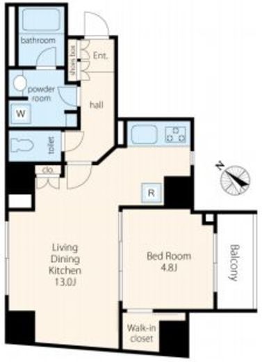 VORT渋谷松濤residence 1001 間取り図