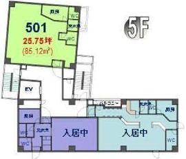 J-AKASAKA 501 間取り図