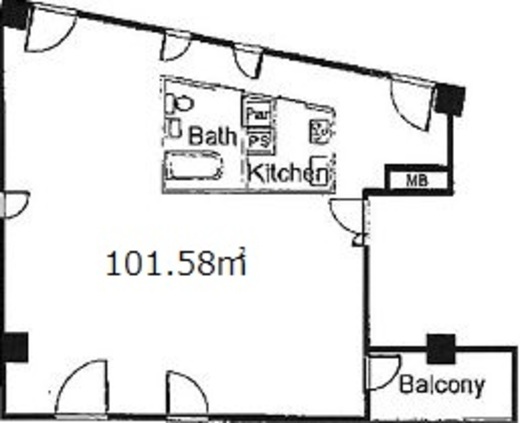 VORT元麻布(SOHO・店舗) 7階 間取り図