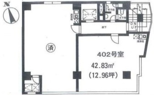 大鷹ビル 402 間取り図
