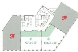 モメント汐留(店舗・事務所) 3階3 間取り図