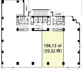 BPRプレイス神谷町 3階A 間取り図