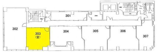 ル・グラシエルBLDG.7 303 間取り図