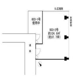 ニュー新橋ビル 603-2 間取り図