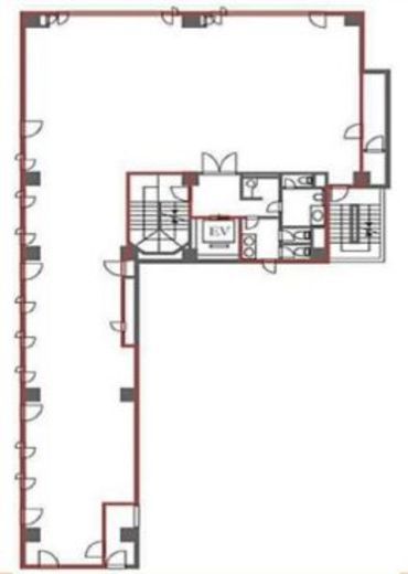 新橋東和ビル 3階 間取り図