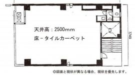 YMG新橋ビル 6階 間取り図