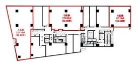 宮益坂ビルディング 2階I区画 間取り図