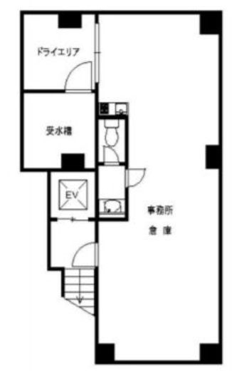 セントラル弥生 地下1階 間取り図