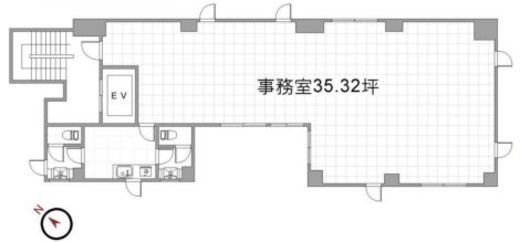 矢澤ビル 2階 間取り図