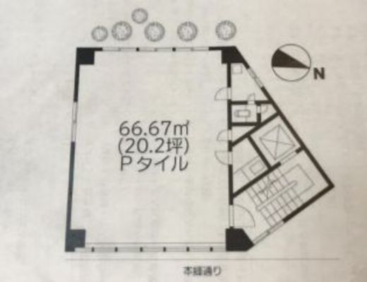 河西ビル 501 間取り図