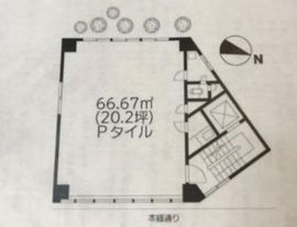 河西ビル 501 間取り図