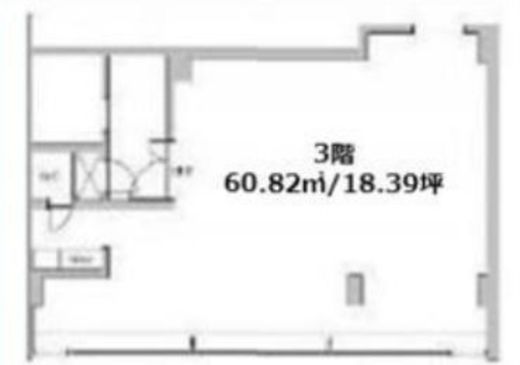 イカハタビル 303 間取り図