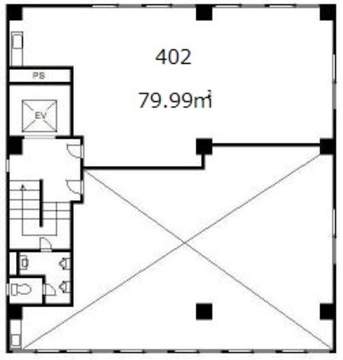 第二木津ビル 402 間取り図