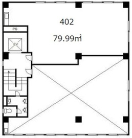 第二木津ビル 402 間取り図