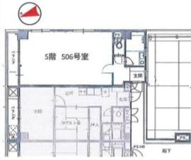 ハイムお茶の水 506 間取り図