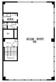 枻川誠志堂ビル 4階 間取り図