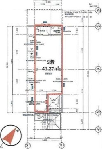 OGAWAMACHI HIRAKI BLDG 5階 間取り図