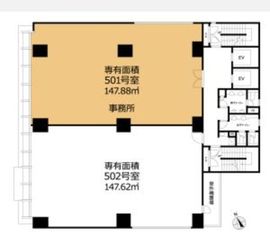 VORT東新宿 501 間取り図