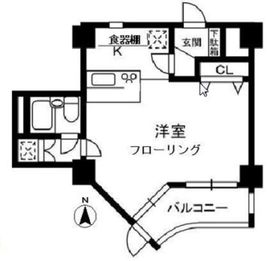 インペリアル六本木フォーラム1号館 8階 間取り図