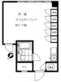 グランメール六本木 7階 間取り図