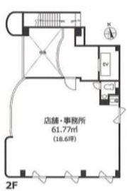 シンク白山ビル 2階 間取り図