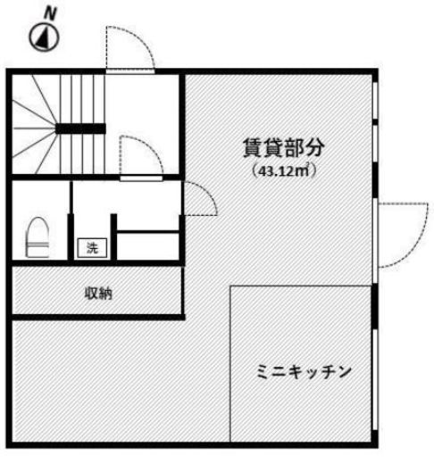 ミッドタウンTビル 1階 間取り図
