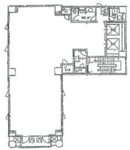 JHVビル 2階 間取り図