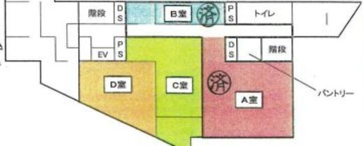 東京富山会館ビルディング 3階D室 間取り図
