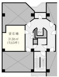 ジェストビル 4階B号室 間取り図