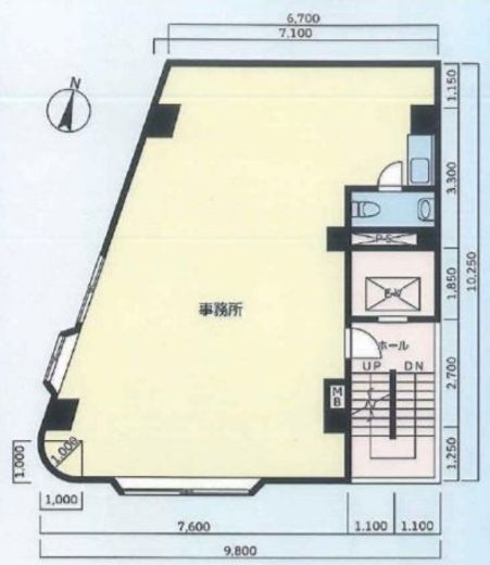 高柳ビル 2階 間取り図
