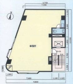 高柳ビル 3階 間取り図