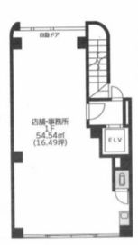 加藤ビル 1階 間取り図