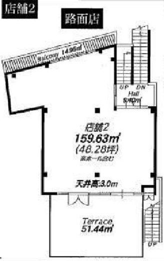神宮前COURT C 1階 間取り図