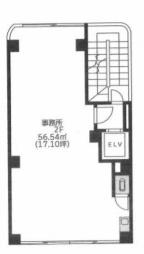 加藤ビル 2階 間取り図