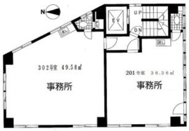綿徳ビル 201 間取り図