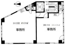 綿徳ビル 302 間取り図