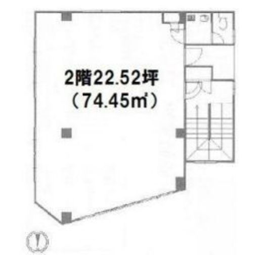 栗原ビル 2階 間取り図