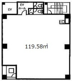 アクア神田ビル 2階 間取り図