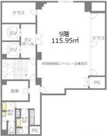 淡路町サニービル 9階 間取り図