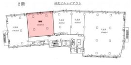 林友ビル 2階D 間取り図