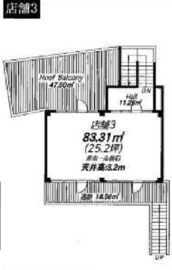 神宮前COURT C 2階 間取り図