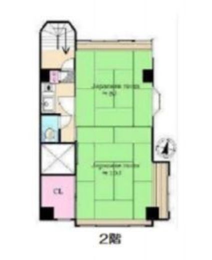 福永ビル 2階 間取り図