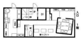 能登ビル 1階 間取り図